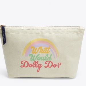 NWT - What Would Dolly Do? Cosmetic Pouch